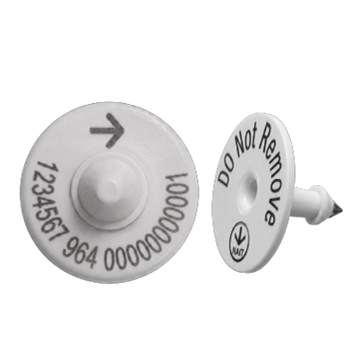 NAIT Cattle Replacement Tags white