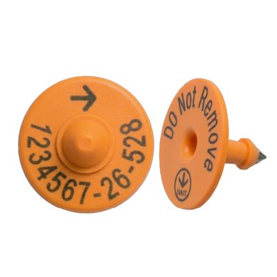 NAIT Deer Birth Tags Orange